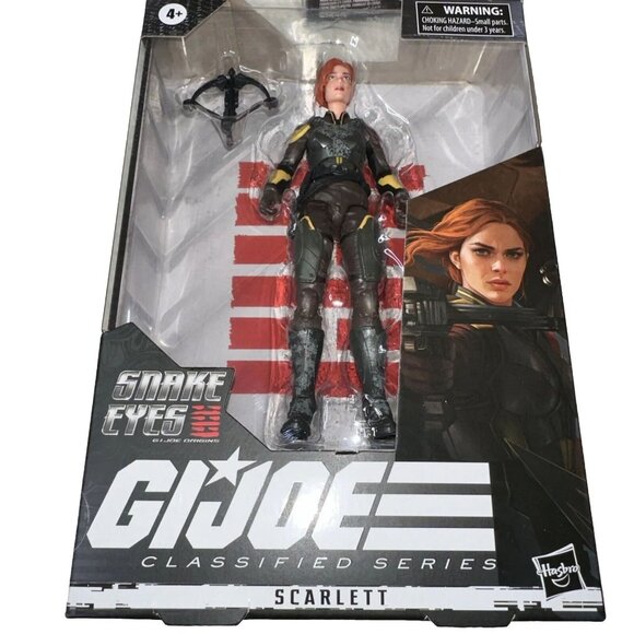 Hasbro G.I. Joe Classified Series Snake Eyes Scarlet 6" Action Figure NEW - Picture 1 of 3